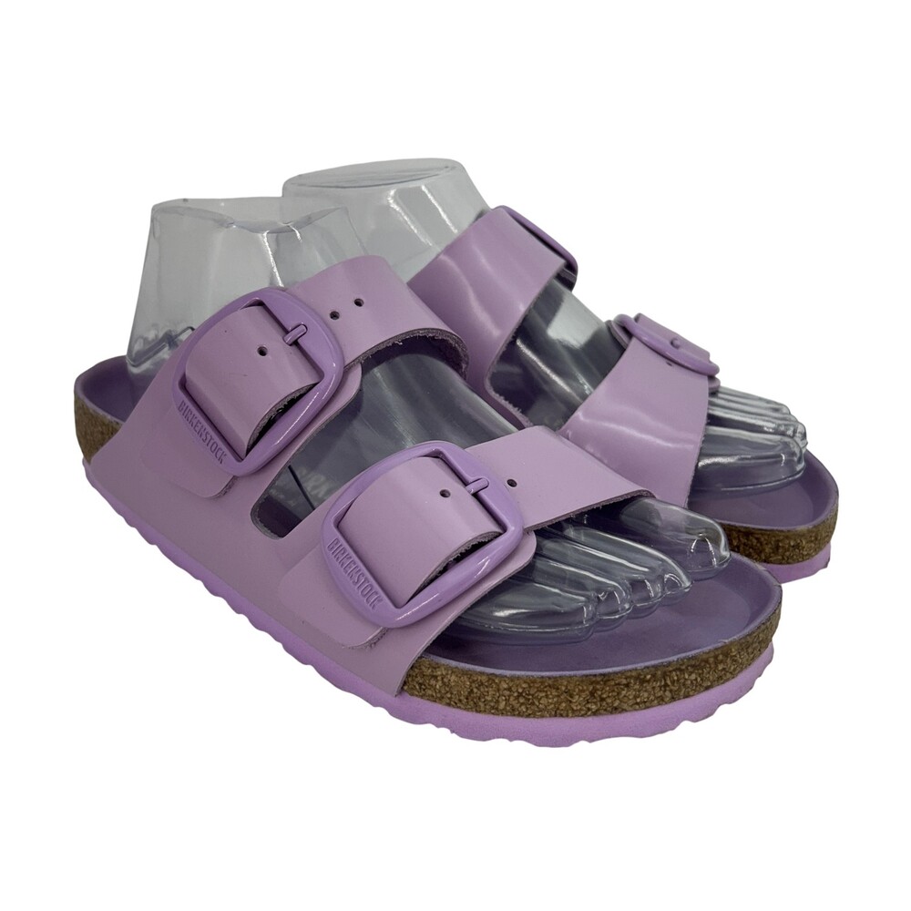 Birkenstock Sandals Shoes Womens Size 7 Purple Arizona Big Buckle Slide Comfort